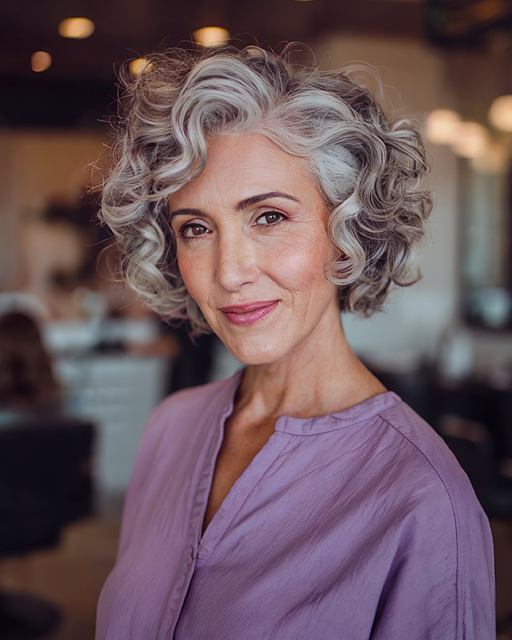 Meilleurs styles de Bob bouclés pour les femmes de plus de 50 ans en 2026