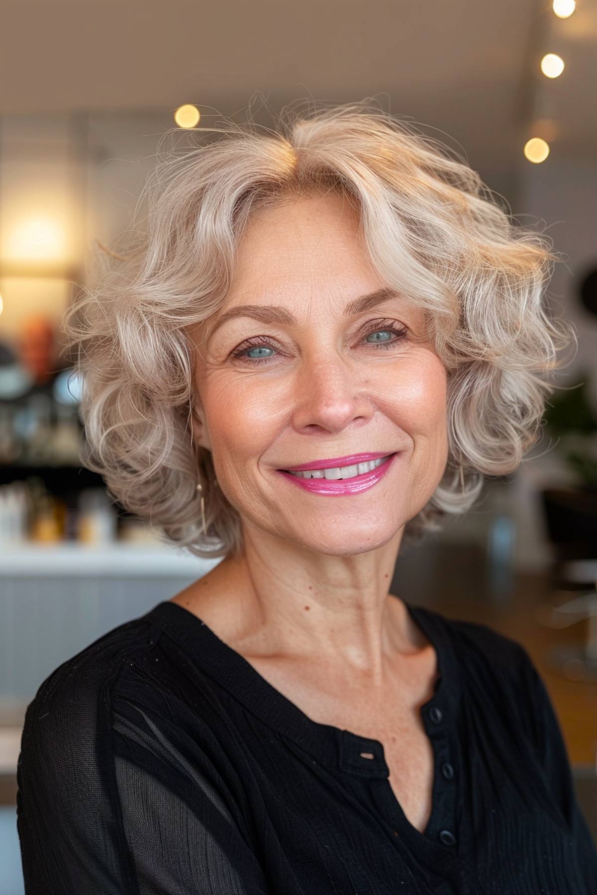 Meilleurs styles de Bob bouclés pour les femmes de plus de 50 ans en 2026
