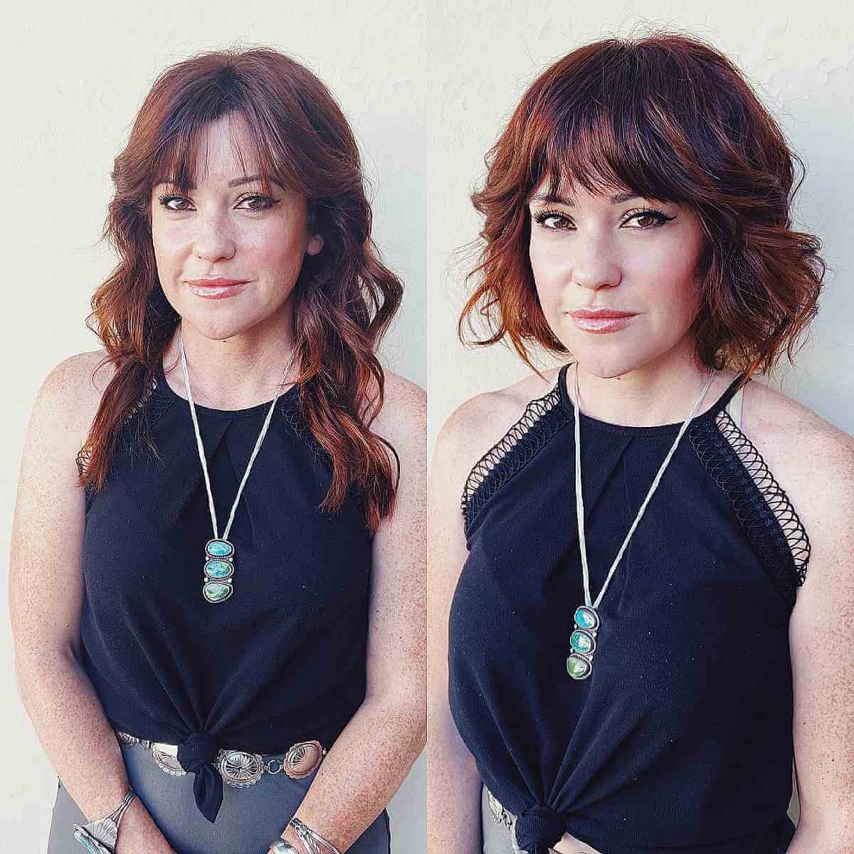 Wavy Bob com franja:o guia definitivo e dicas de estilo 