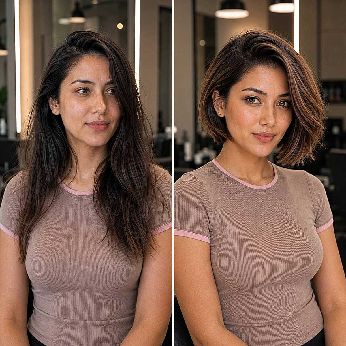 25 eleganta korta frisyrer med sidodelar för att lyfta din look 