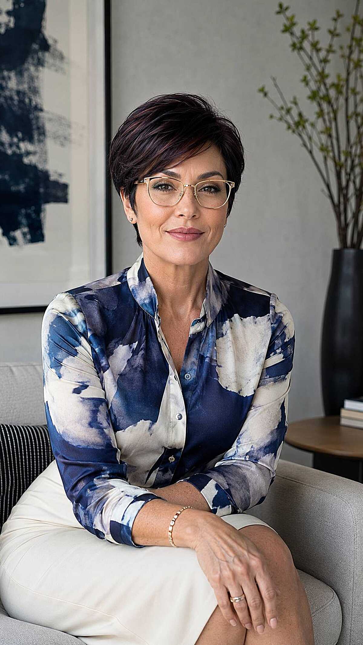 25 Chic Pixie Cuts som lyfter glasögonen—tidlösa stilar för alla åldrar 