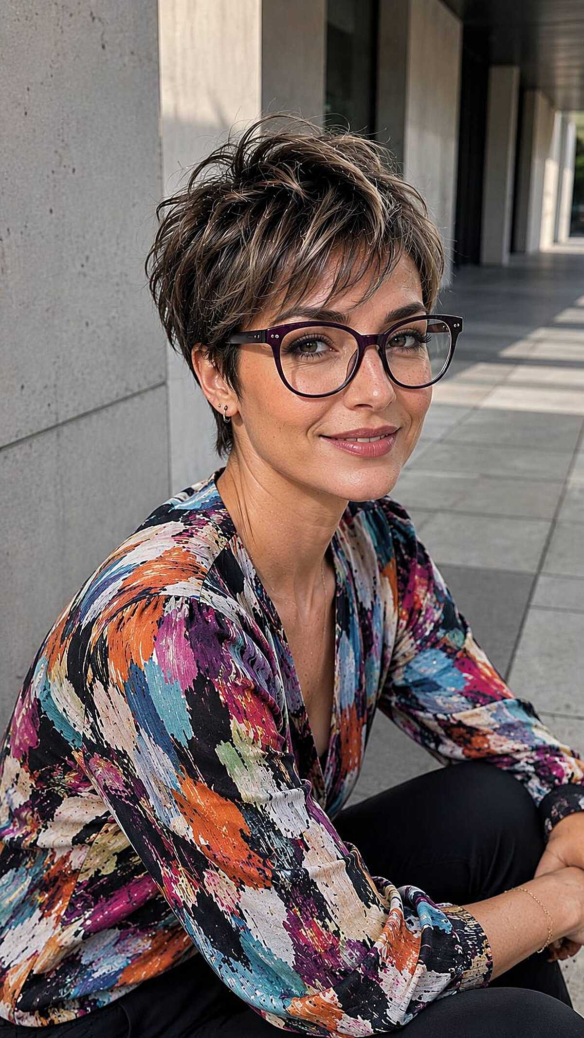 25 Chic Pixie Cuts som lyfter glasögonen—tidlösa stilar för alla åldrar 