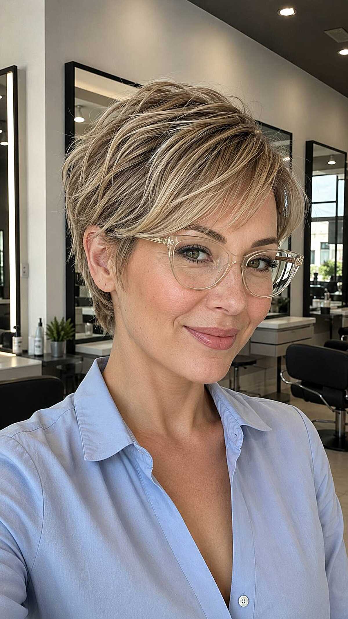 25 Chic Pixie Cuts som lyfter glasögonen—tidlösa stilar för alla åldrar 